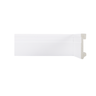 Rodape Poliestireno 7X1,5X240cm Branco Frisado - Passa Fio