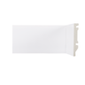 rodape poliestireno 10cm branco liso 2 40 metros 5190