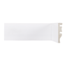 Rodape Poliestireno 7X1,5X240cm Branco Liso - Passa Fio