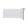 rodape de poliestireno reforma 548 branco com 110mm de altura santa luzia
