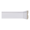 Rodapé Poliestireno Branco Frisado Bellant 7cmx1,3cmx2,20m