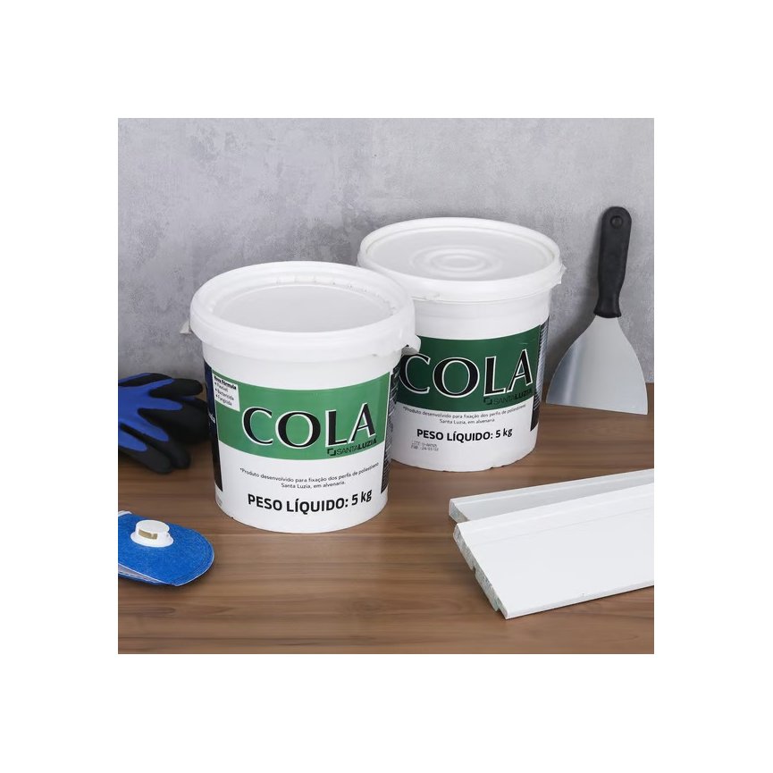 cola para rodape balde 5kg santa luzia