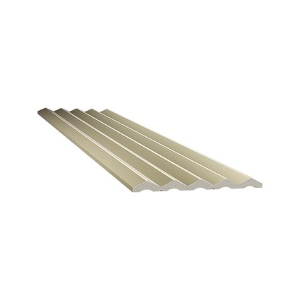 kit painel gize champanhe de poliestireno com 144 mm de largura santa luzia