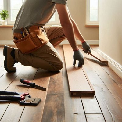 como colocar rodape de madeira