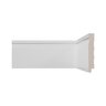 Rodape de Poliestireno 10x1,5x240cm Branco Frisado 10cm - 