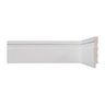 Rodape de Poliestireno 7x1,0x240cm Branco Frisado 7cm  -