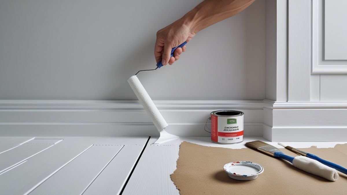 como pintar rodape