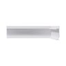 rodape de aluminio inverso curvo branco santa luzia