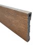 Rodapé Alto Relevo Poliestireno Liso 10X1X200 - Carvalho Amadeirado