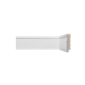 Rodapé De Poliestireno 7x1,5x240cm Branco Frisado 7cm - 