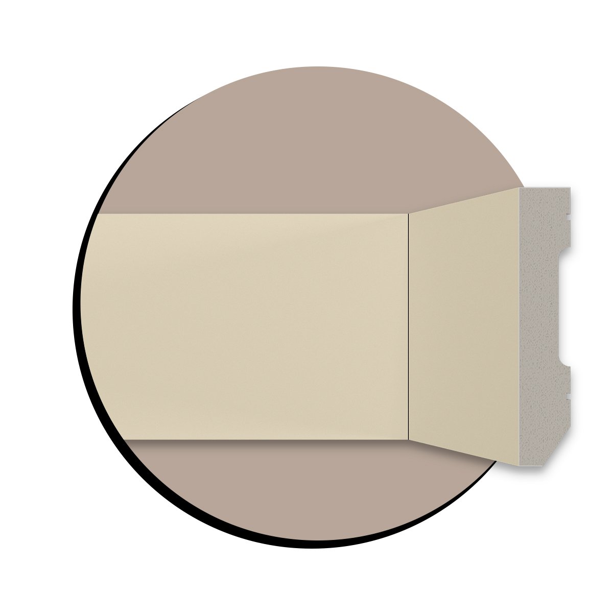 Rodap&eacute; 560 Beige Santa Luzia 7cm