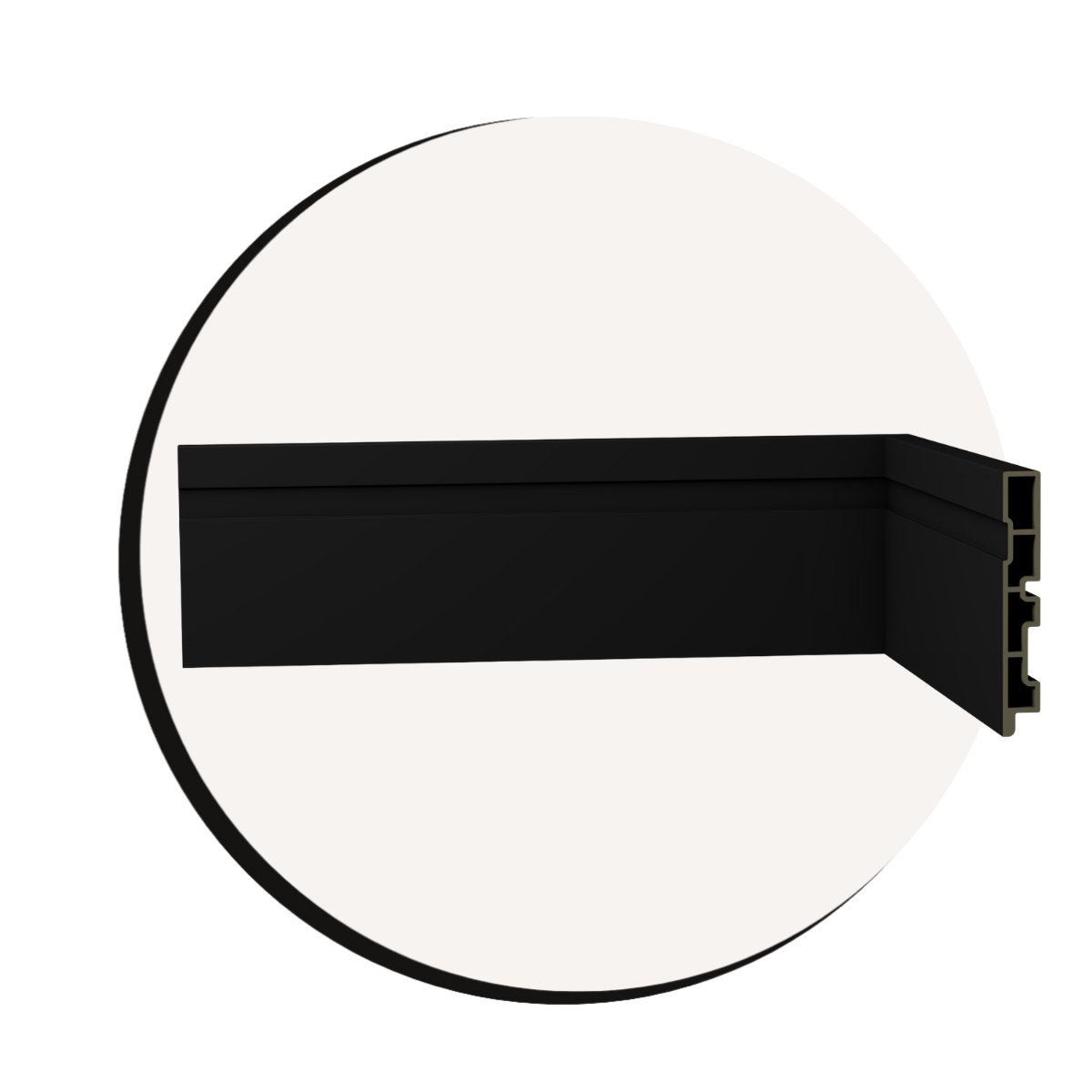 rodap&eacute; r3 frisado laca preto super wpc linha black