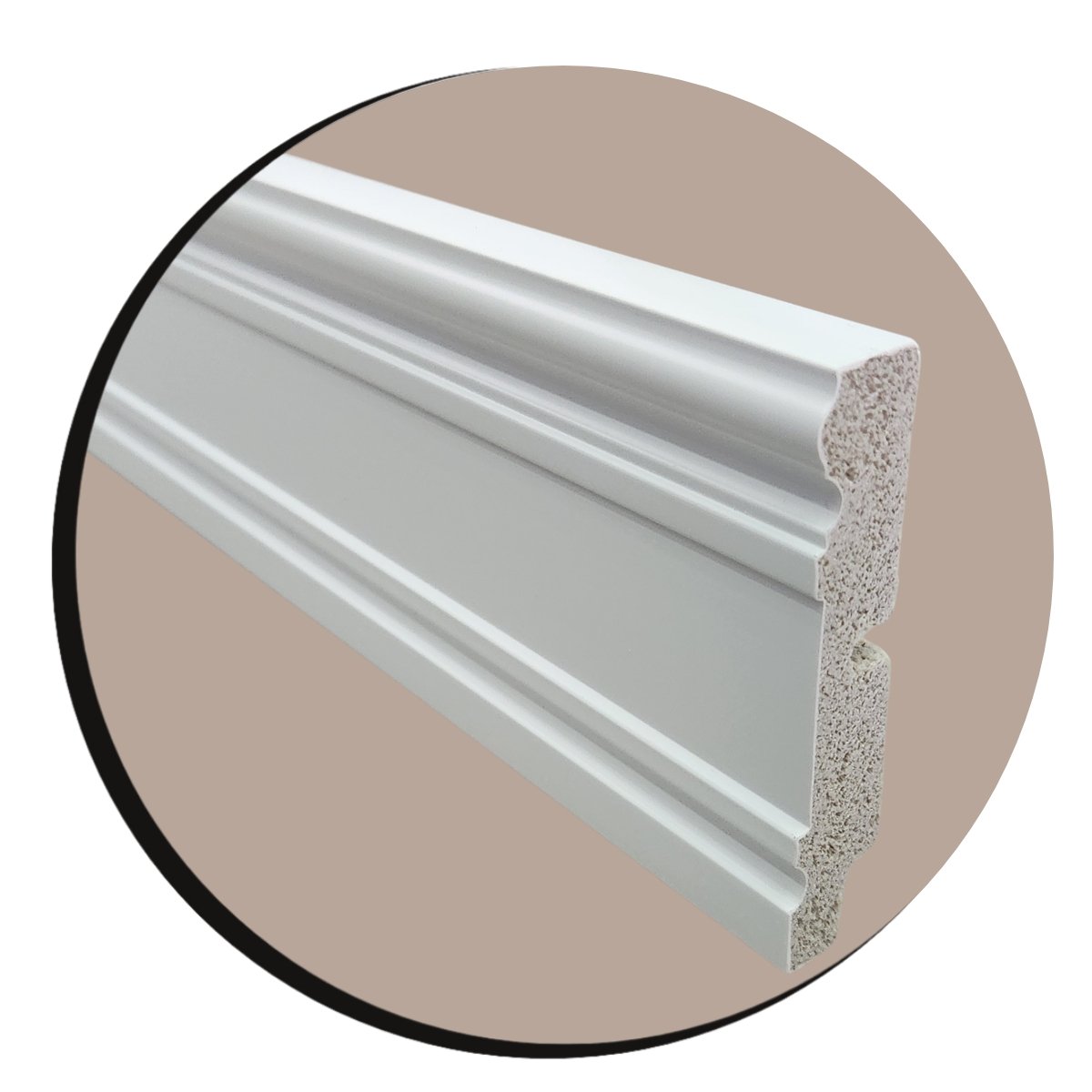 rodape de poliestireno 444 branco com 96mm de altura santa luzia