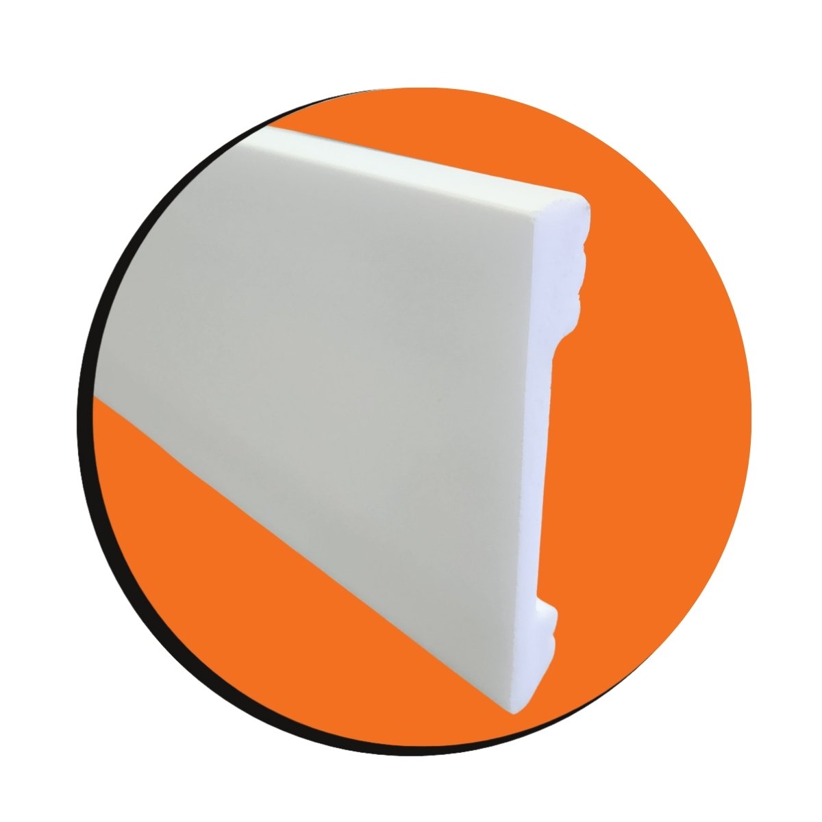 RODAPE DE POLIESTIRENO FN10 DIY 10X1,3CM GART 2M
