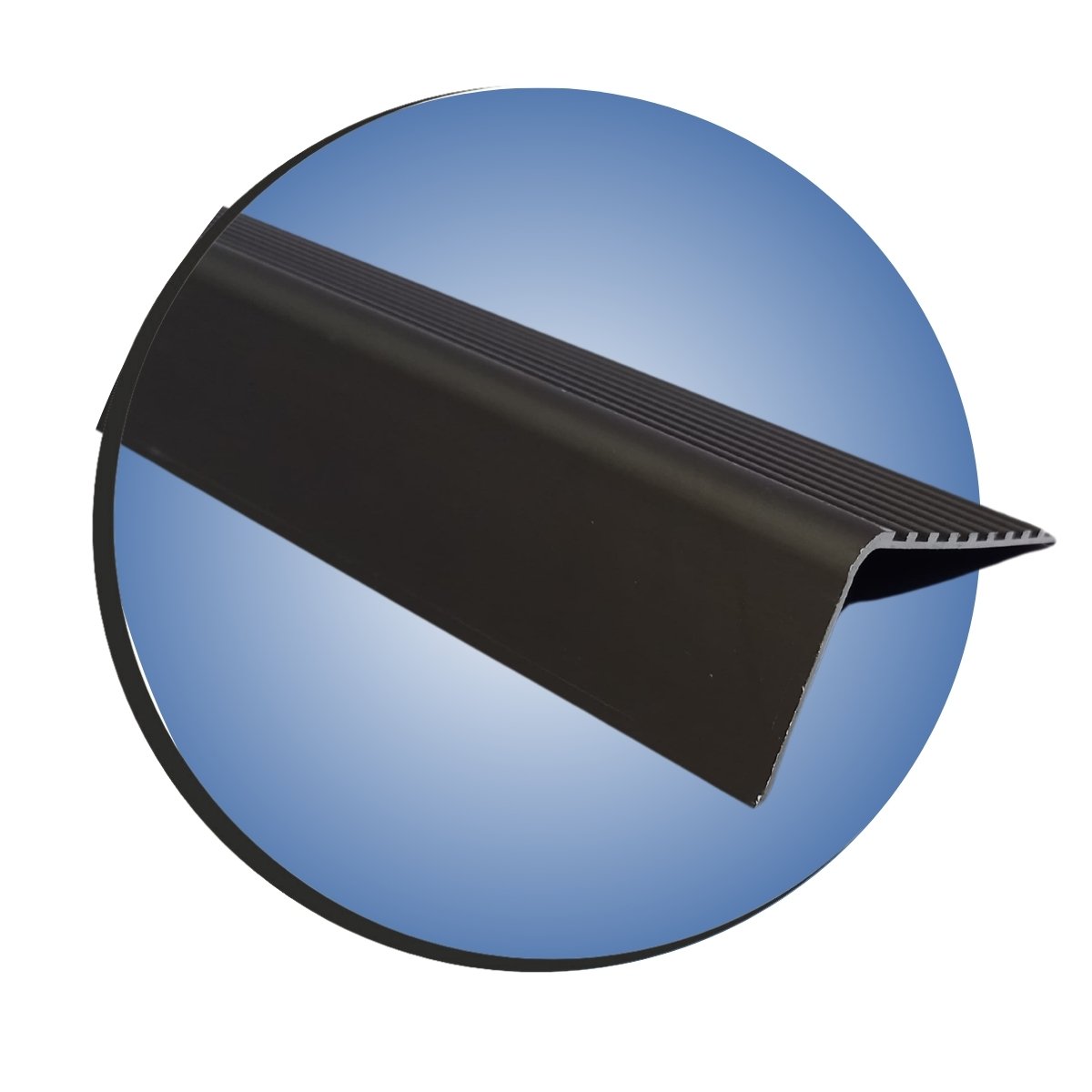 Perfil de Alum&iacute;nio Cantoneira 5x3 cm Fum&ecirc; com 1 metro de comprimento