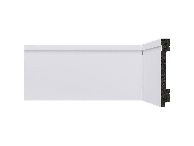 rodape de poliestireno 10cm branco b104 frisado santa luzia