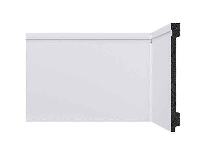rodape de poliestireno 15cm branco b154 frisado santa luzia