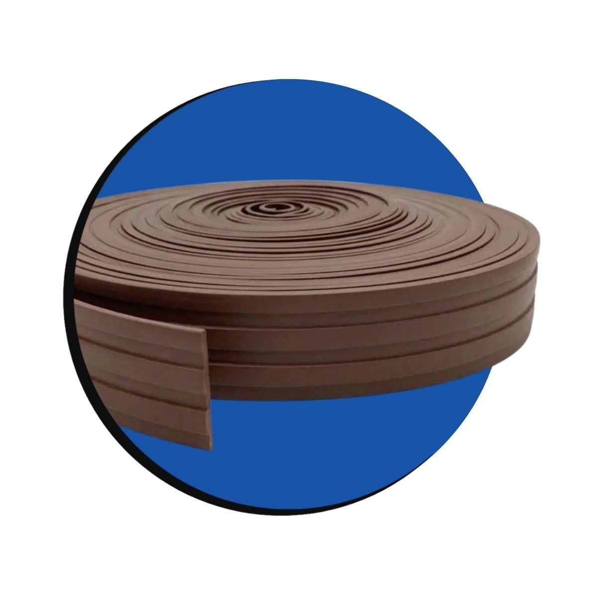 Painel Ripado Flexível EVA Marrom Autocolante 10cm Painel Ripado Flexível EVA 3F Autocolante Marrom 10cm para revestimento de parede