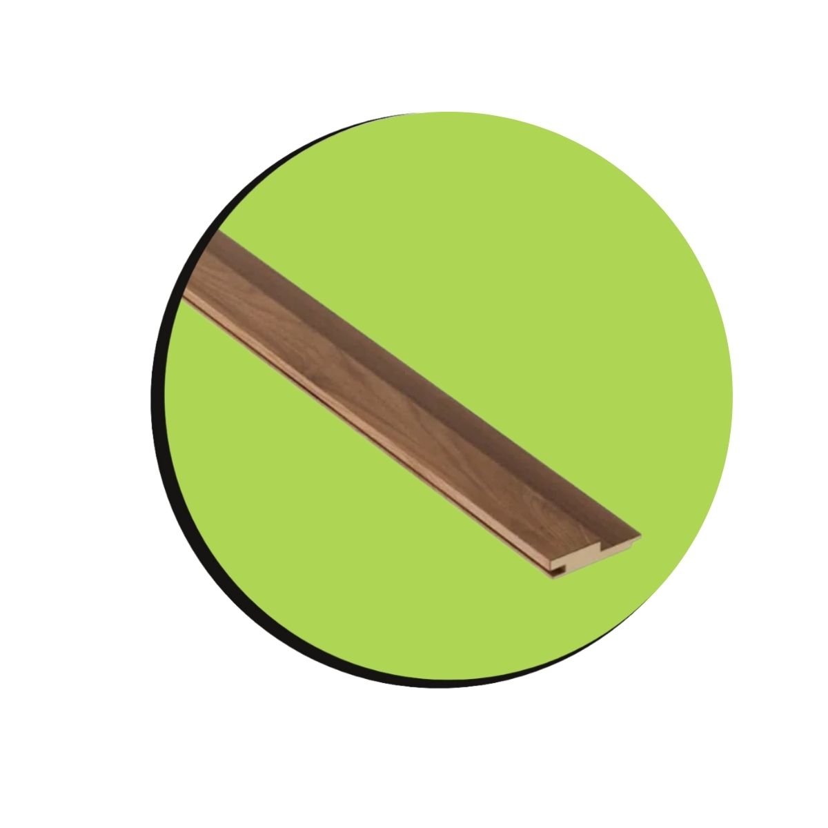 Ripado MDF Noce Oro Eucatex instalado em parede decorativa